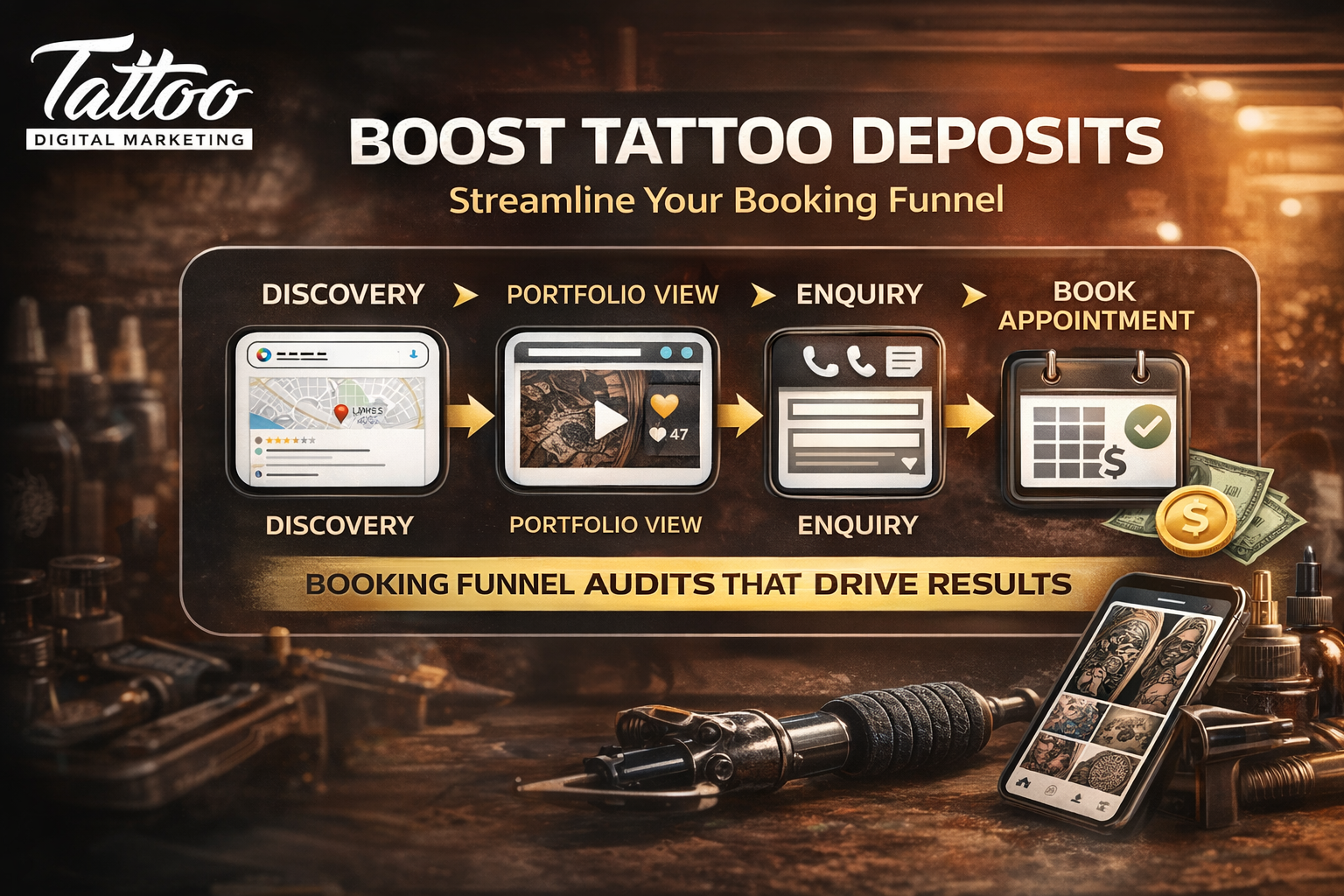Tattoo Studio Booking Funnel Audit